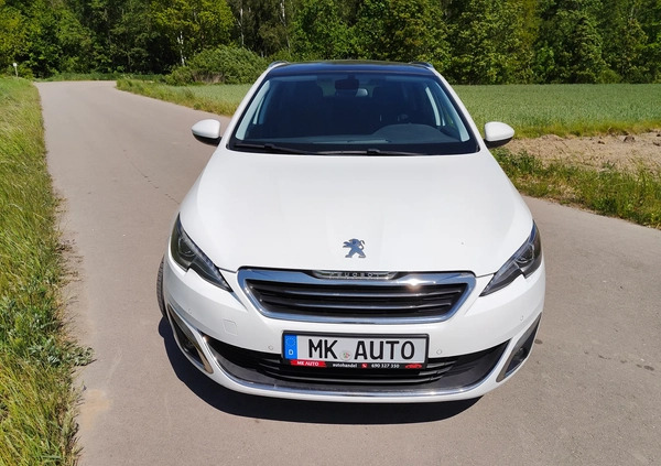 Peugeot 308 cena 38900 przebieg: 210547, rok produkcji 2015 z Szczucin małe 254